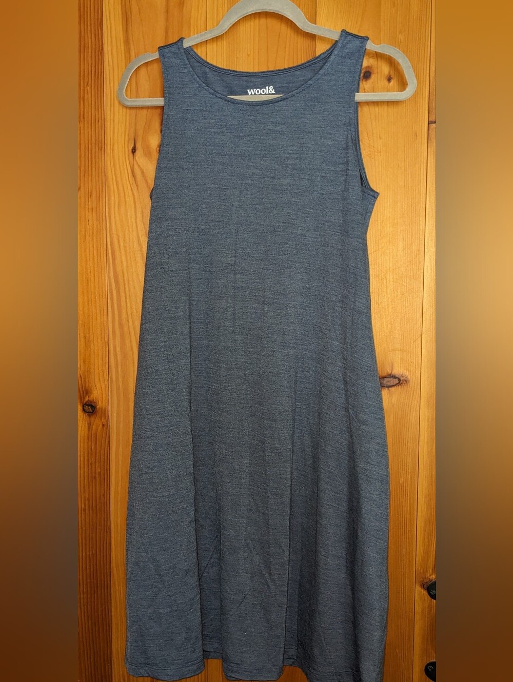 Wool& Wool Tencel blend Sierra Dress Long Medium Like New